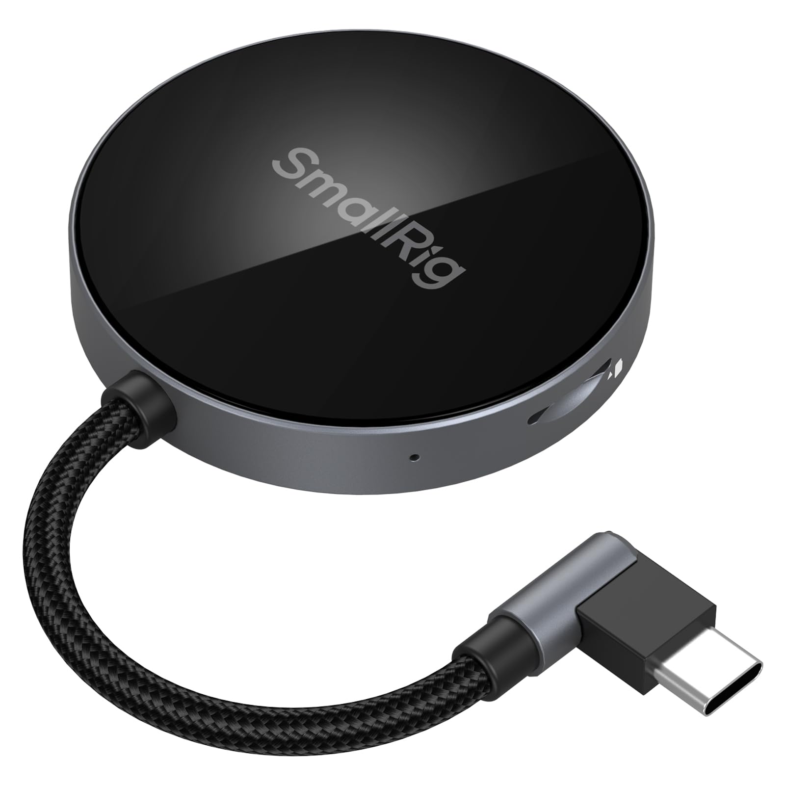 SMALLRIG SD/TF Dual-Slot Card Reader, USB 4.0 312MB/s High-Speed Transfer, Magnetic Adsorption Phone & 90° Angled Connector for iPhone 16/for Samsung/for Huawei, SDXC/TF Card Adapter - 4870