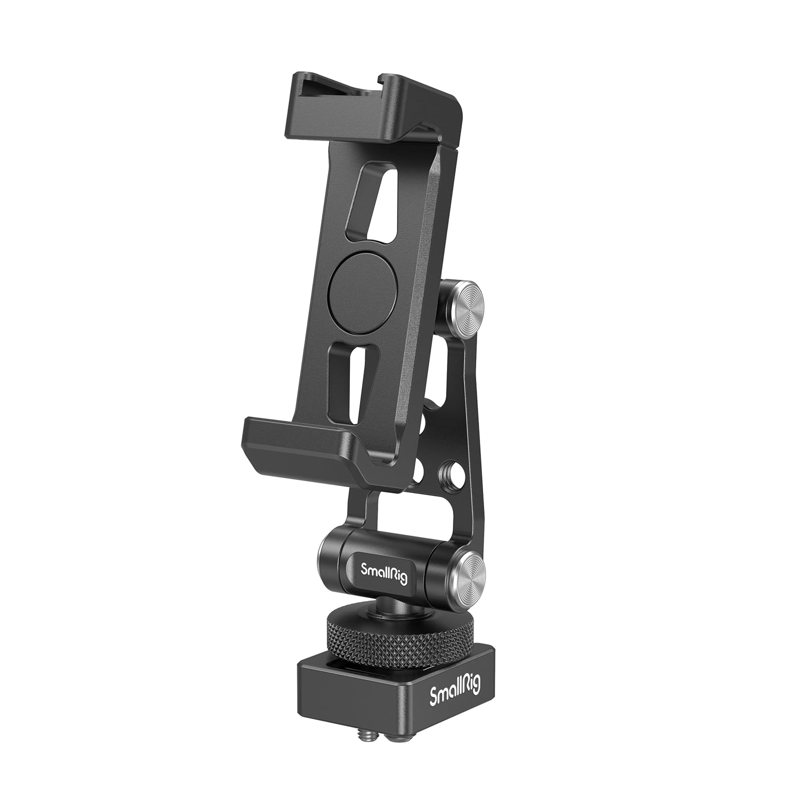 SmallRig Phone Support for DJI Stabilizers, Adjustment Phone Mount Adapter with 1/4"-20 Threaded Hole, Cold Shoe for DJI RS 4 Mini/RS 4 Pro/RS 3 /RS 3 Pro/RS 3 Mini/RS 2 / RS C2 / R S/R SC - 4301