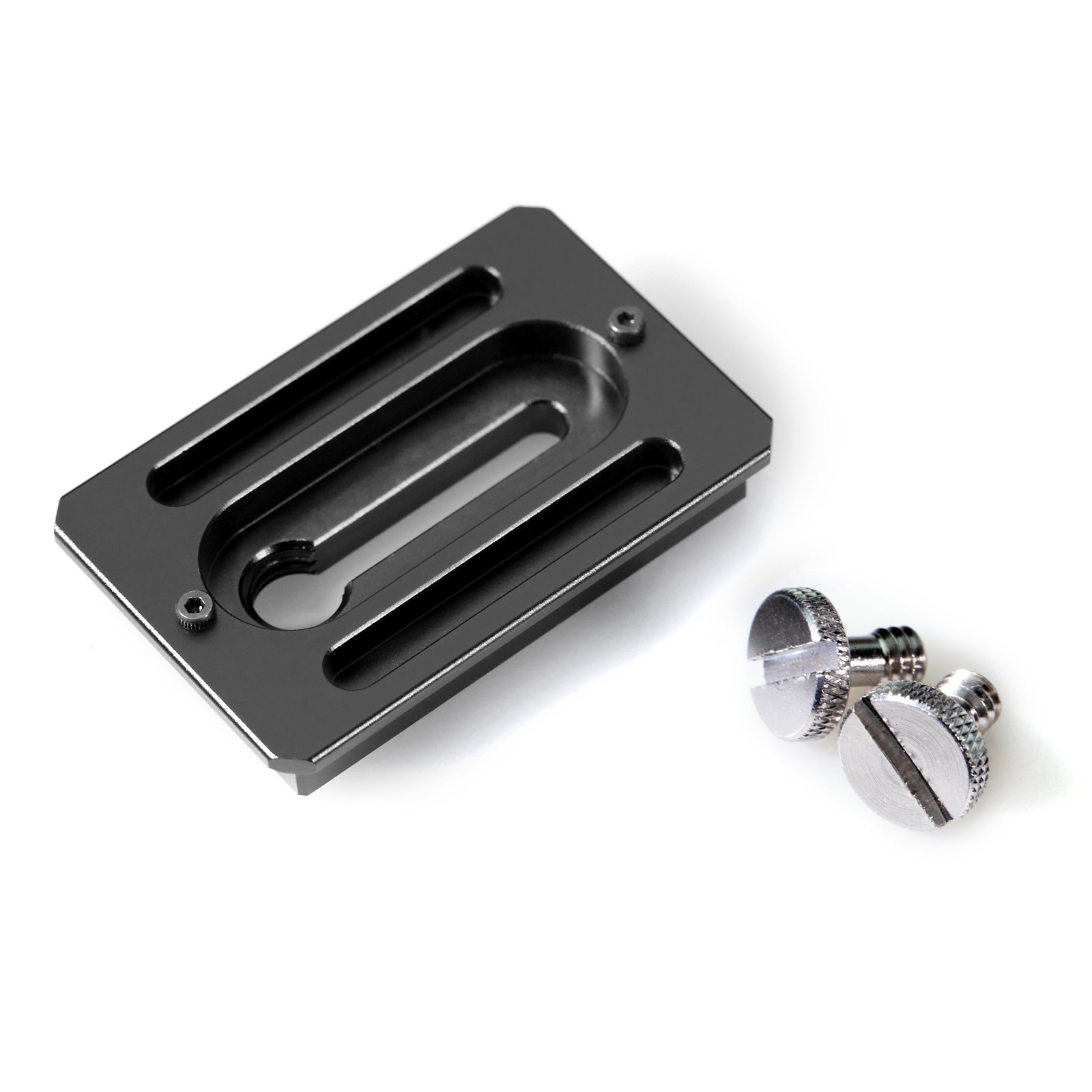 SMALLRIG Quick Release Plate for Arca Swiss, Baseplate with 1/4''-20 Screw, 3/8''-16 Screw, for Cameras and Cages - 2146B