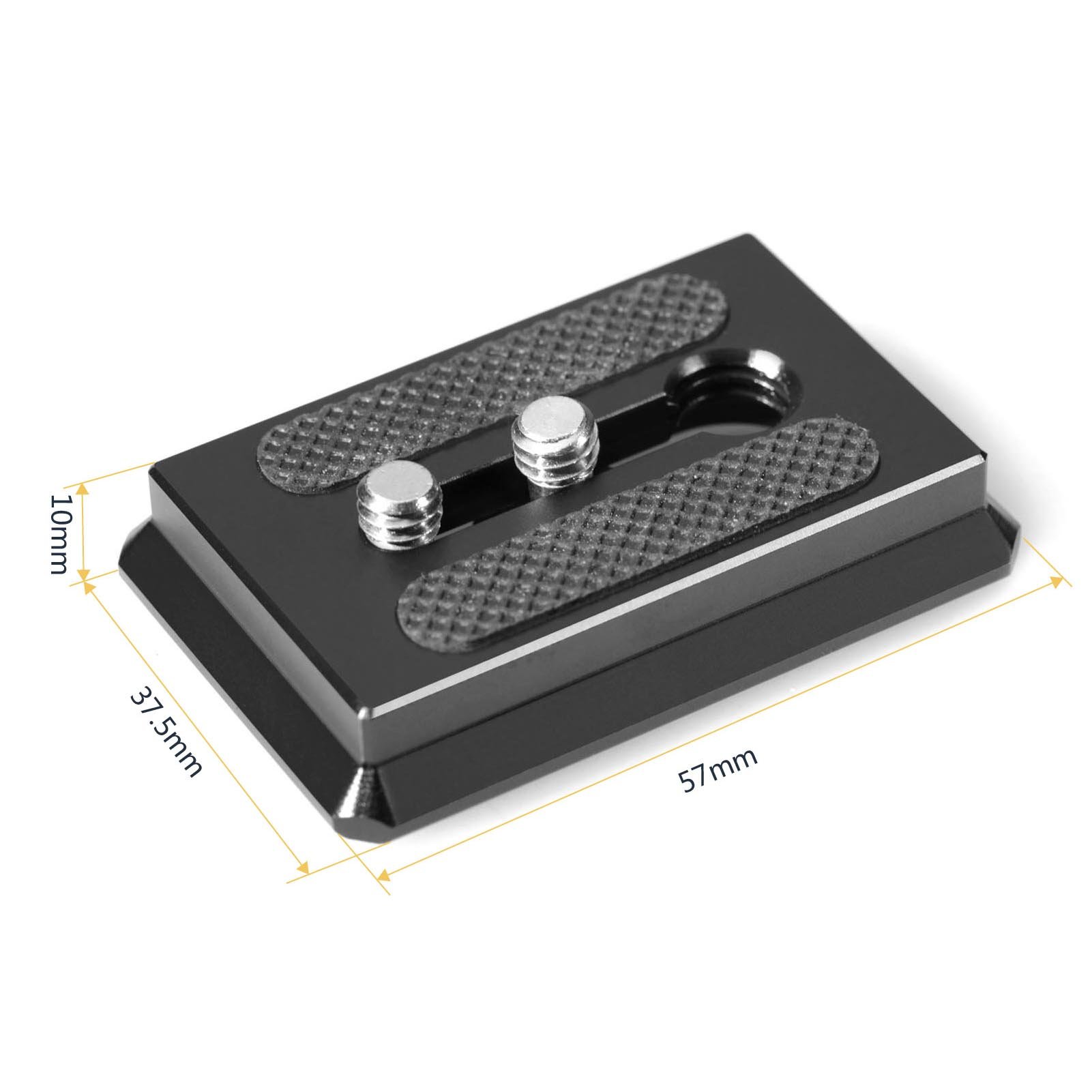 1219-smallrig-quick-release-plate-for-arca-swiss-baseplate-with-1-4-20-screw-3-8-16-screw-for-cameras-and-cages-2146b-3.jpg SMALLRIG Quick Release Plate for Arca Swiss, Baseplate with 1/4''-20 Screw, 3/8''-16 Screw, for Cameras and Cages - 2146B