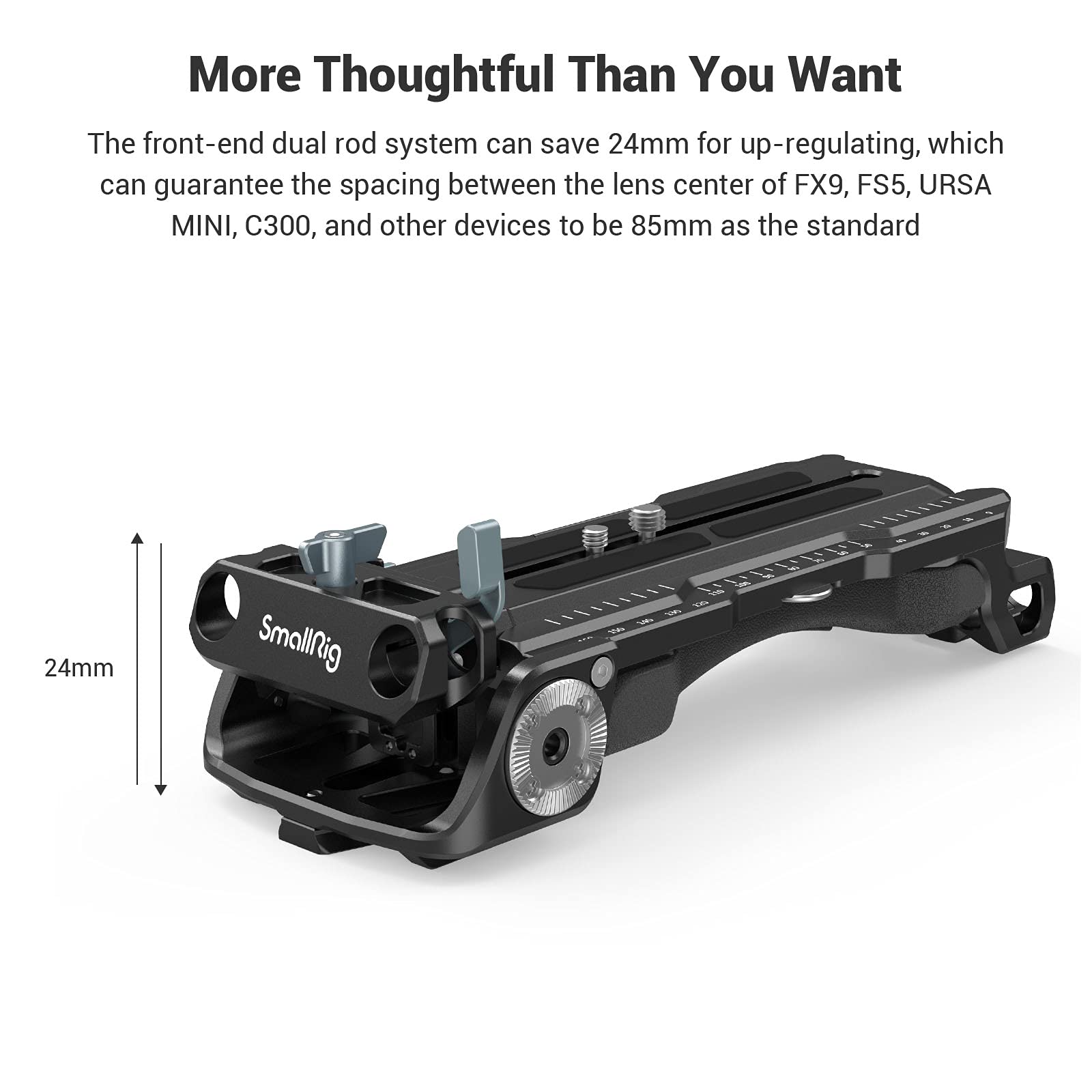 1249-smallrig-quick-release-shoulder-plate-for-sony-vct-14-tripod-adapter-with-rosettes-2837-5.jpg SMALLRIG Quick Release Shoulder Plate for Sony VCT-14 Tripod Adapter with Rosettes - 2837