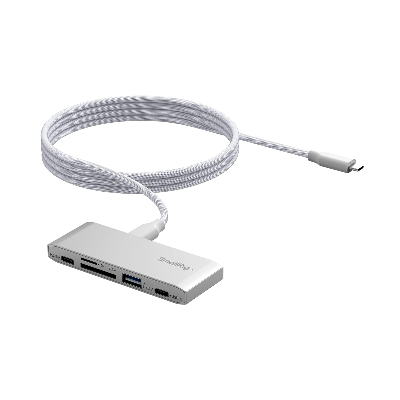 SmallRig 5-in-1 Memory Card Reader, Dual USB-C & SD/TF Card Slots, 65W PD Charging, for SD, SDHC, SDXC, Micro SD, Micro SDXC, Micro SDHC Cards, Travel Photography - 4746