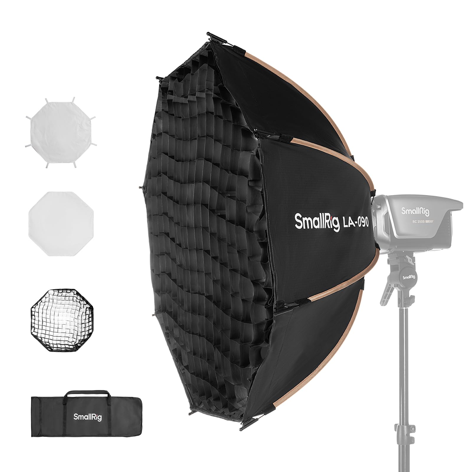 SmallRig 35"/90cm Softbox LA-O90 Quick Release Octagon Soft Box for Bowens Mount COB Lights for SMALLRIG for Neewer for Aputure for Godox