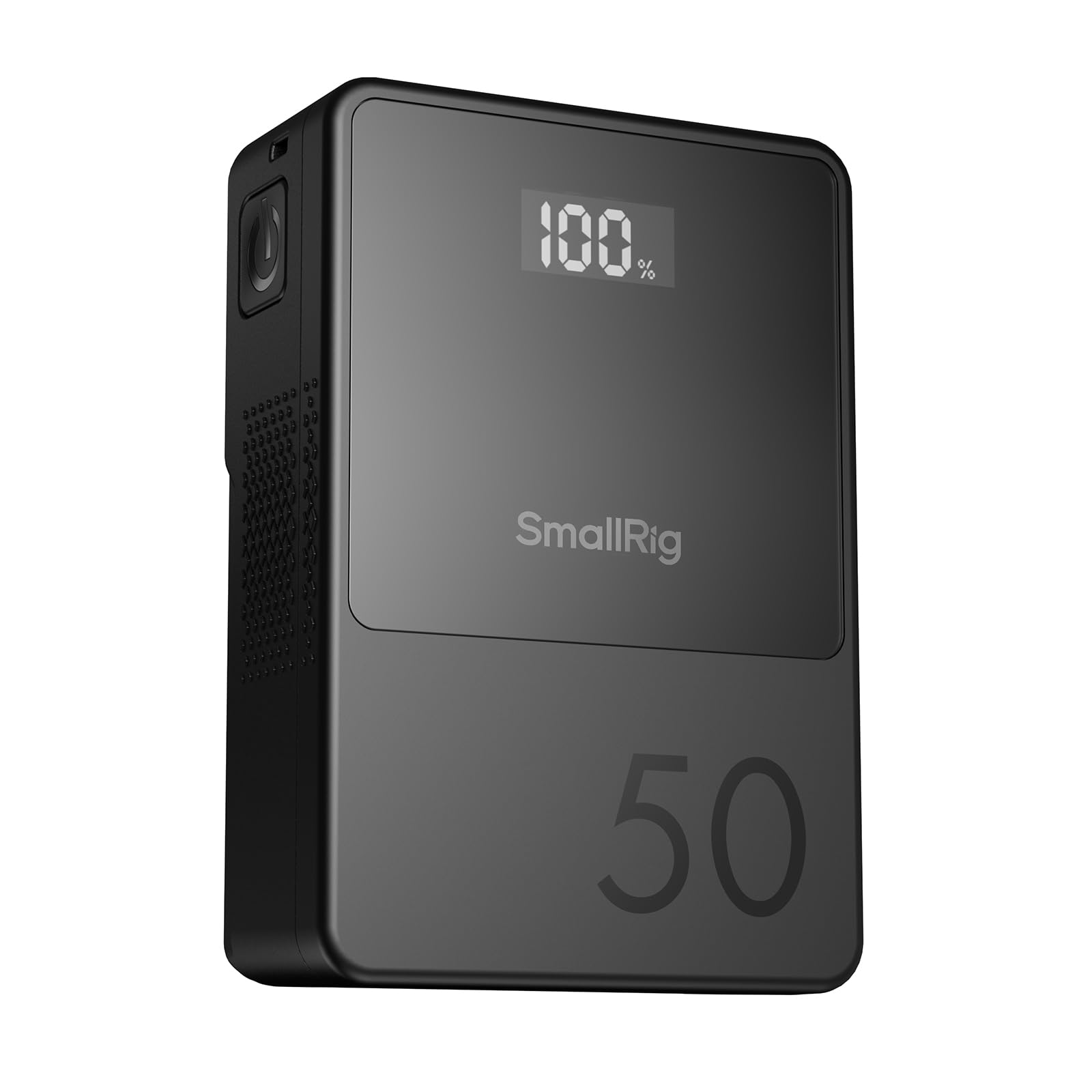 SMALLRIG V Mount Battery VB50 Black, 50Wh / 3400mAh V Mount Battery with 45W Output, 1.5H Full Charge, with USB-C, D-TAP, USB-A, Dual DC Ports, OLED Screen, for Cameras, Phones, Camcorders, Monitors