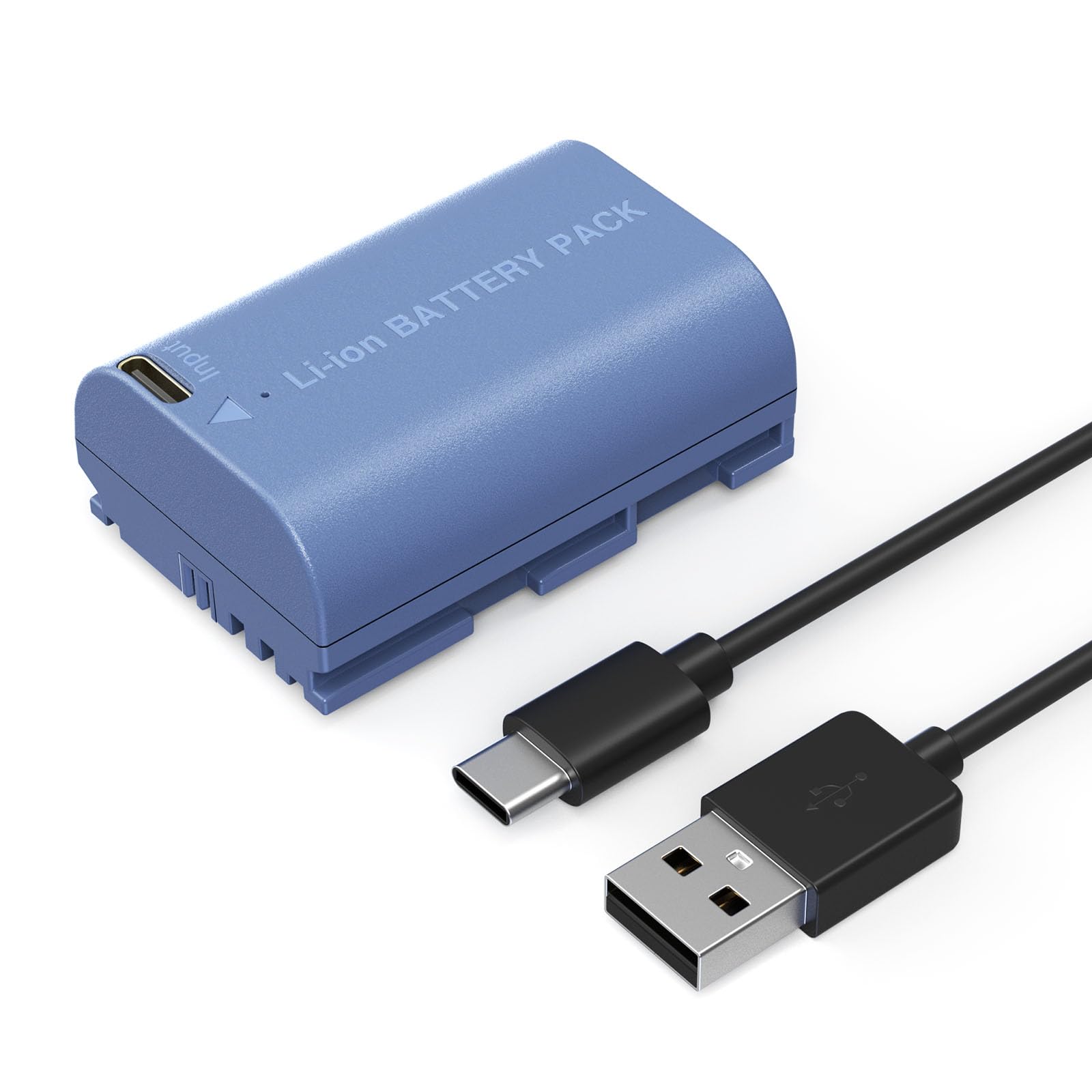 SMALLRIG 2400mAh Repalcement USB-C Battery for Canon LP-E6NH, for Canon R6 Mark III, R5, R6, R7, R6 Mark II, R, R5 C, 5D II/III/IV, 6D, 7D, 7D II, 60D, 70D, 80D, 90D, 2.5H Fast Charging