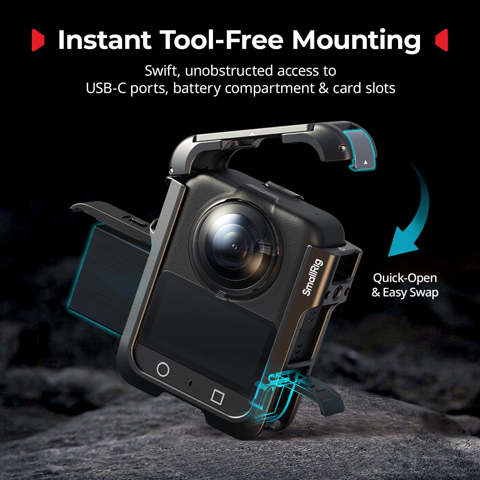 3-smallrig-camera-cage-for-dji-osmo-360-aluminum-case-protective-frame-mount-expansion-housing-shell-for-osmo-360-5704-7.jpg SMALLRIG Camera Cage for DJI Osmo 360, Aluminum Case Protective Frame Mount, Expansion Housing Shell for OSMO 360-5704