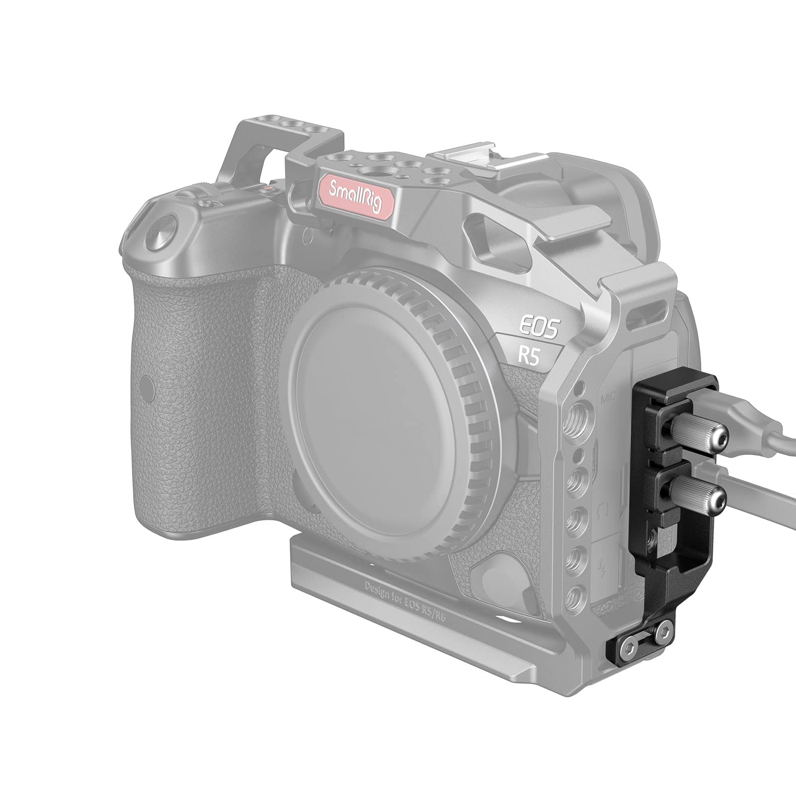 SmallRig Cable Clamp for HDMI and USB-C for Canon R5 / R6 / R5 C Cage 2982/3464 and R6 Mark II Camera Cage 4159-2981