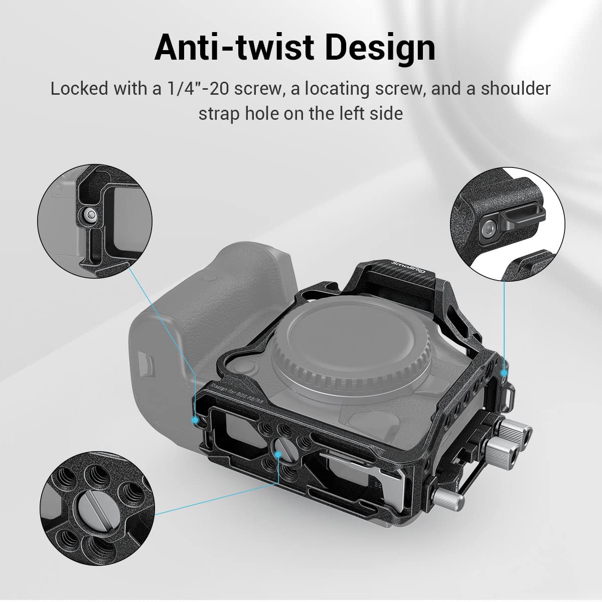309-smallrig-r5-r5-c-r6-half-cage-camera-half-cage-with-cable-clamp-for-canon-r5-r5-c-r6-3656-5.jpg SMALLRIG R5 R5 C R6 Half Cage, Camera Half Cage with Cable Clamp for Canon R5 R5 C R6-3656