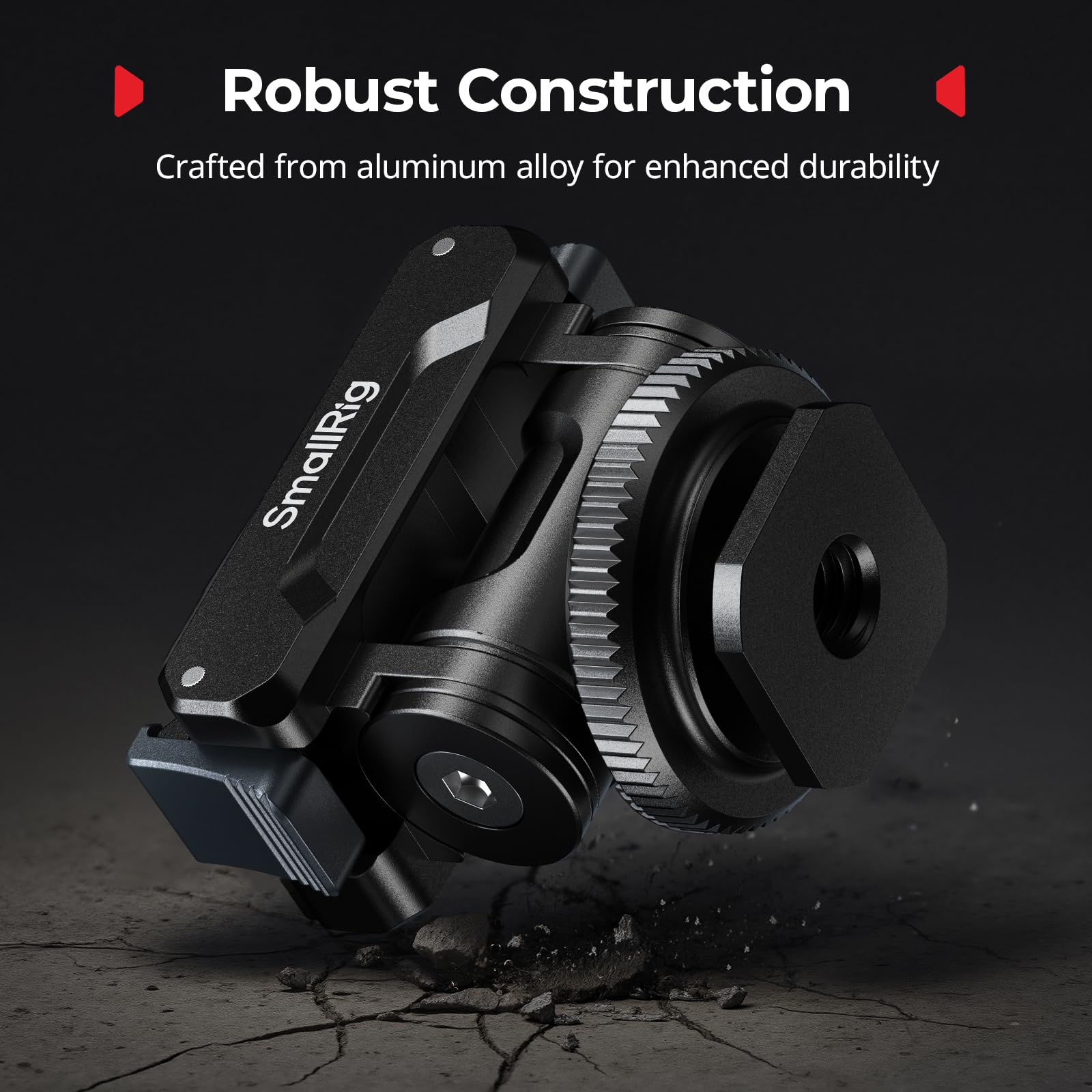 4-smallrig-cold-shoe-adapter-mount-for-dji-osmo-360-action-5-pro-4-3-with-quick-release-mount-180-tilt-adjustable-5436-7.jpg SMALLRIG Cold Shoe Adapter Mount for DJI Osmo 360 / Action 5 Pro / 4 / 3, with Quick Release Mount, 180° Tilt Adjustable - 5436