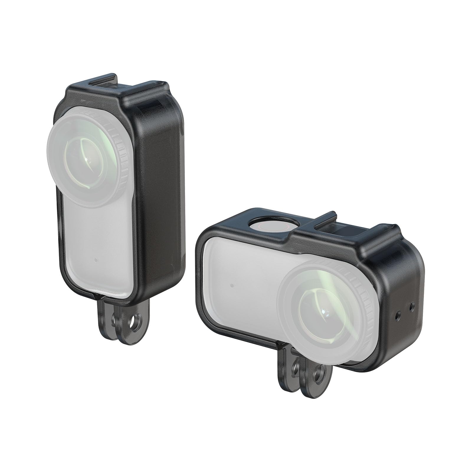 SmallRig Vertical to Horizontal Action Camera Case Kit for DJI Osmo Nano, with 1/4"-20 Locating Hole, Silicone Gasket, Cold Shoe, Quick Release Design, Ultra-Low-Angle Shooting