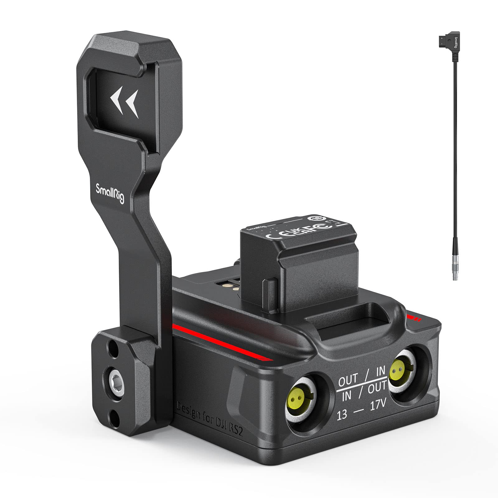 SMALLRIG Power Supply Base Plate for DJI RS 2 / RS 3 Pro/RS 4 Pro Gimbal, External Power Solution for DJI RS 2 / RS 3 Pro/RS 4 Pro