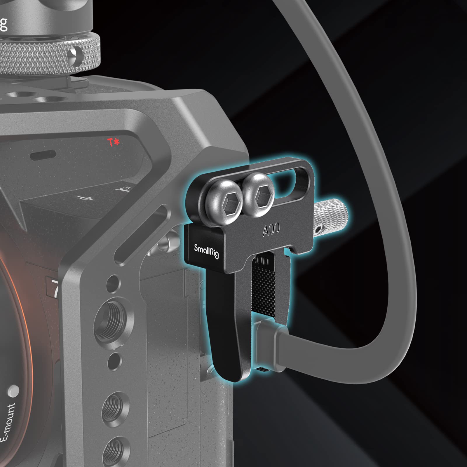 SmallRig Cable Clamp for Sony A7RIII / A7III / A7R IV / A7 II, for FUJIFILM for Nikon Z5/Z6/Z7, for Canon RP – 3637