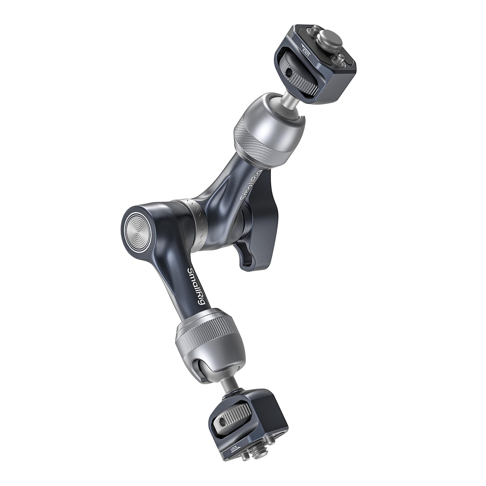 SMALLRIG 7" Rosette Magic Arm, Camera Monitor Mount, Articulating Arm with 1/4"-20 and 3/8"-16 Locating Screw for ARRI, Max Load Capacity 3.5kg Friction Arm, for Cameras, Monitors, LED Lights