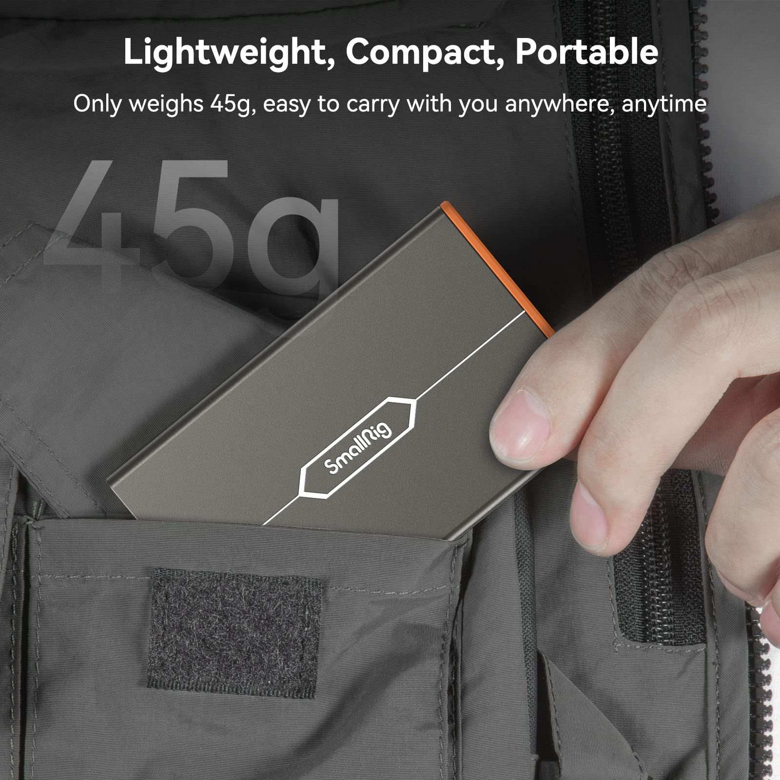 SMALLRIG Memory Card Storage Case - 8 Slot Holder for SD, CFexpress Type-A & TF Cards - Photography Enthusiasts - 4107