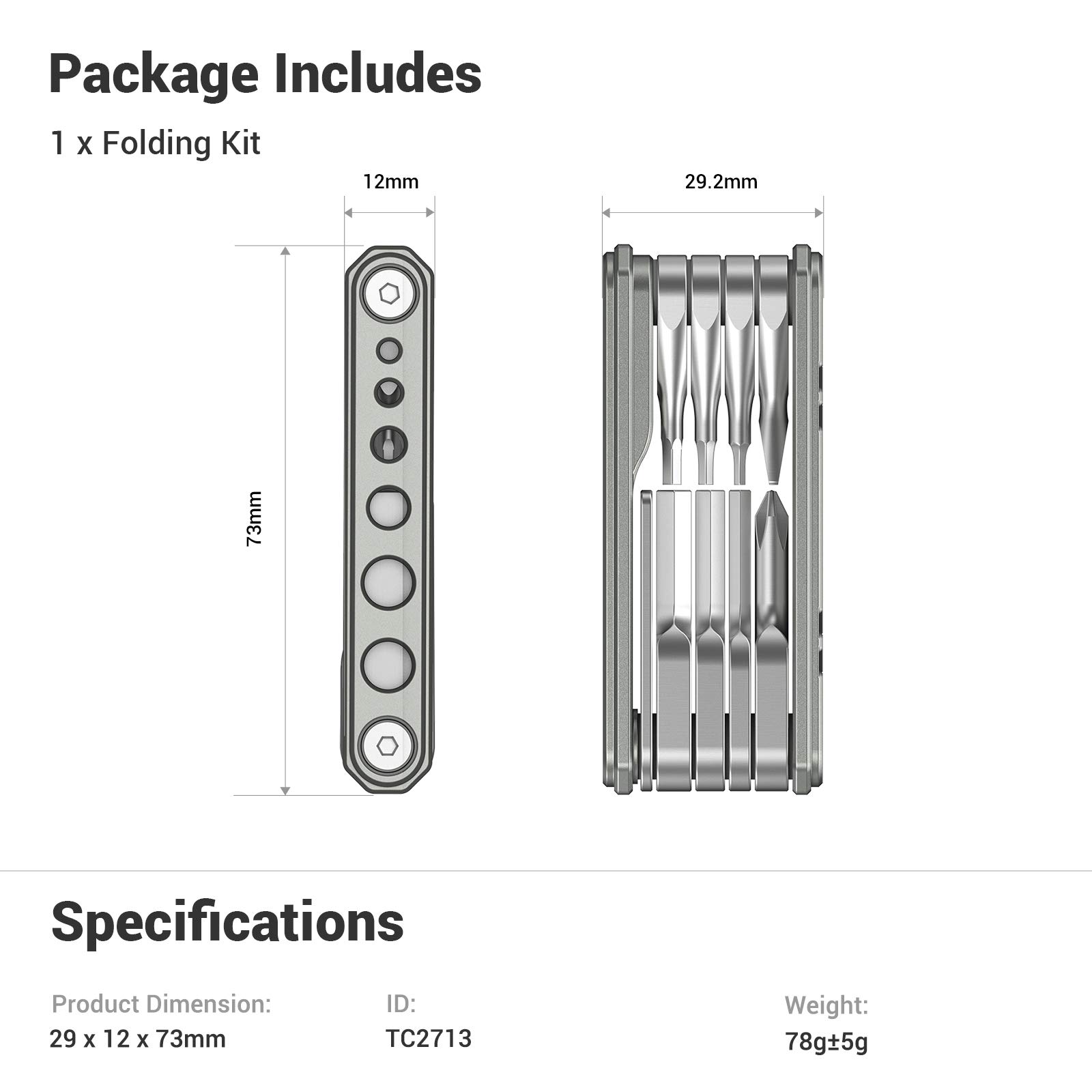 833-smallrig-universal-folding-tool-multi-tool-for-videographers-tool-set-with-nine-functional-tools-included-tc2713-7.jpg SMALLRIG Universal Folding Tool Multi-Tool for Videographers, Tool Set with Nine Functional Tools Included - TC2713