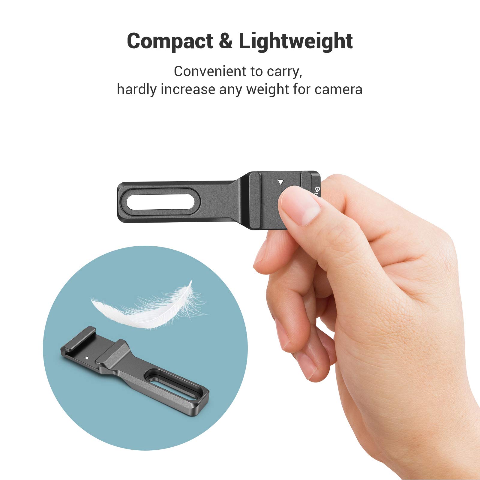 840-smallrig-cold-shoe-extension-outrigger-shoe-mount-adapter-for-microphone-evf-and-camera-accessories-2879-7.jpg SMALLRIG Cold Shoe Extension, Outrigger Shoe Mount Adapter for Microphone, EVF and Camera Accessories - 2879