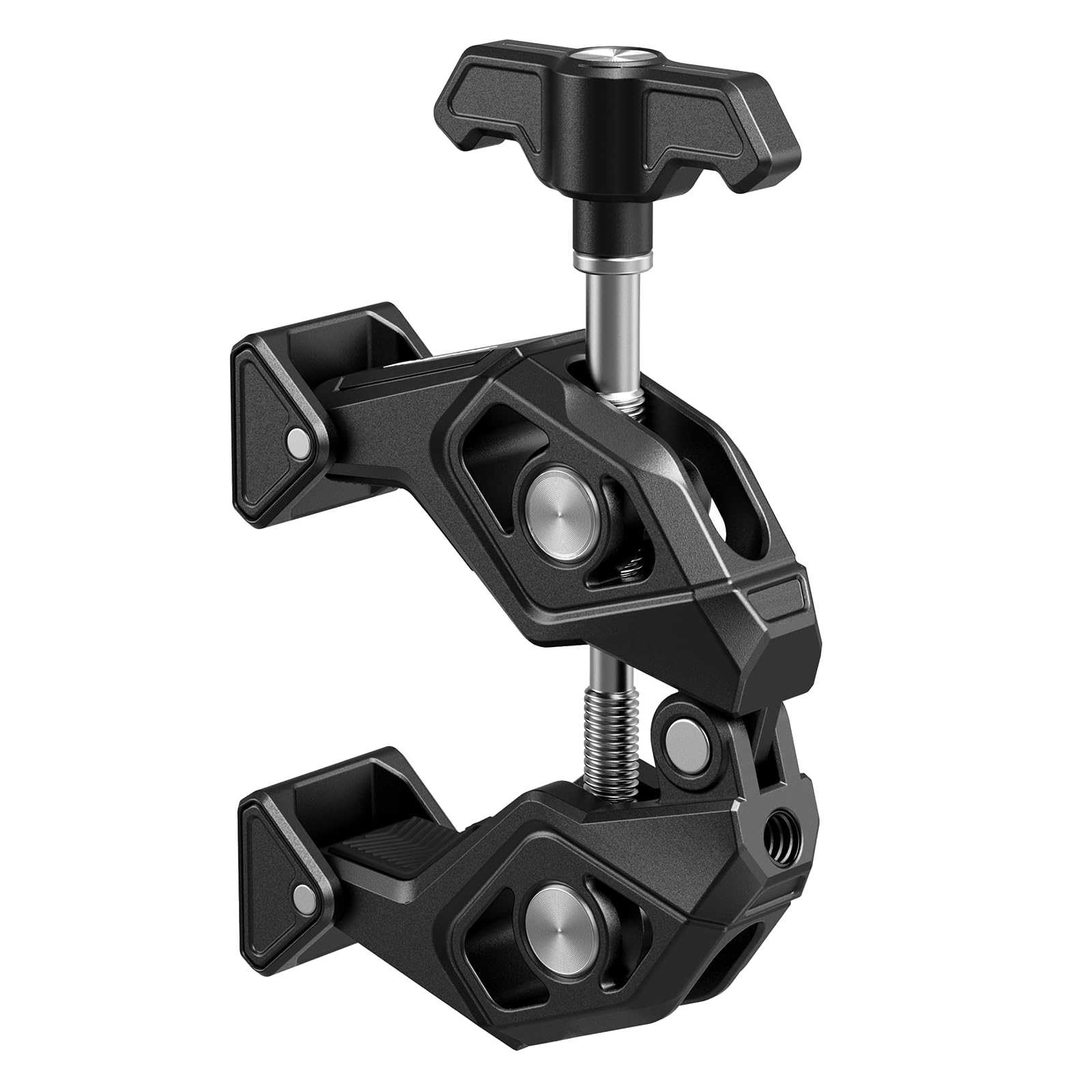 SmallRig Crab-Shaped Super Clamp with Swivel Tip & 1/4"-20 Expansion Holes, Max Clamping 50mm (2") for Camera Mounts, Tripod Accessories, Round Tube/Flat Surface, 5319