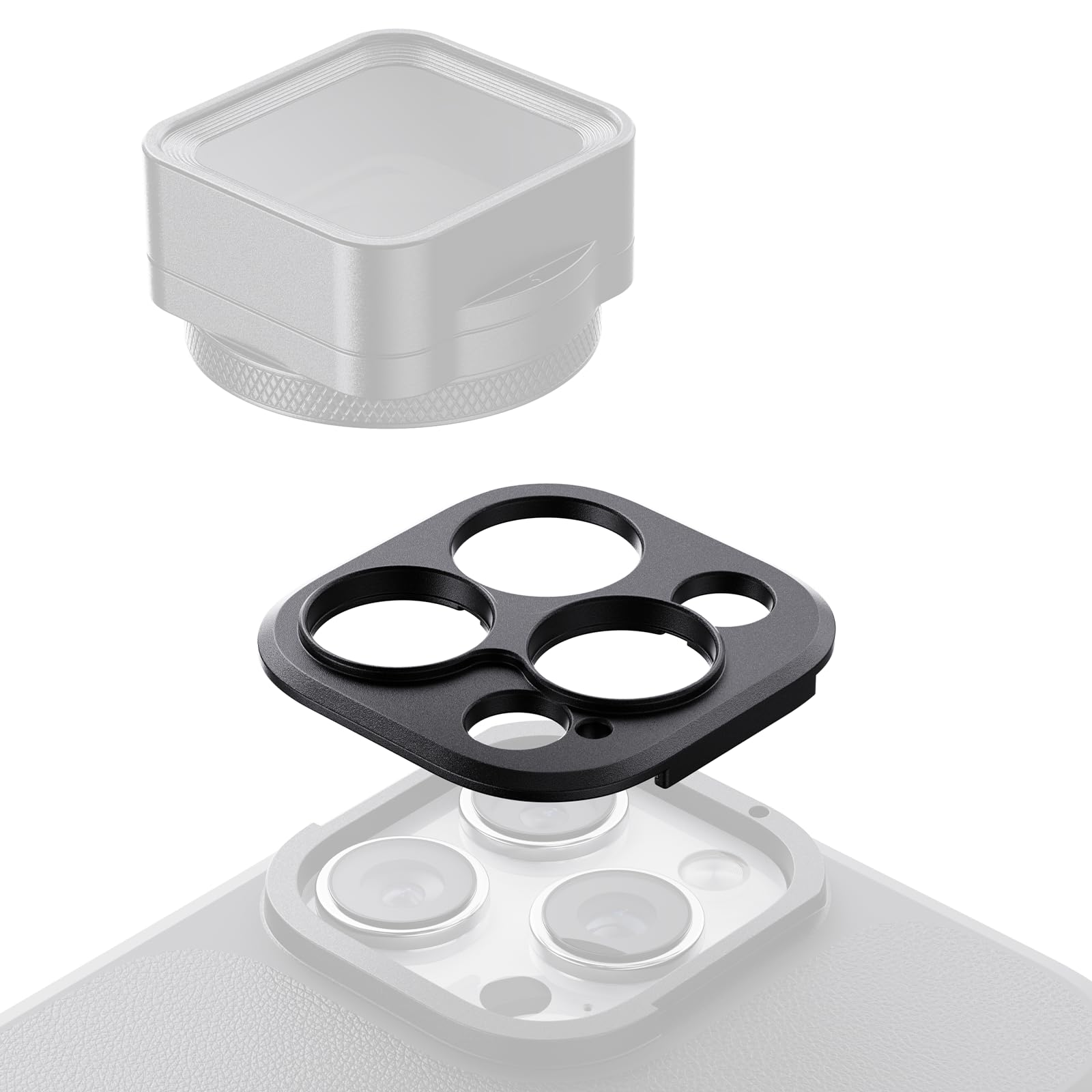 SmallRig FilMov 17mm Threaded Lens Mount Plate for iPhone 16 Series Cases, Only for SmallRig Phone Case 16 Series (4987 & 4988) - 4992